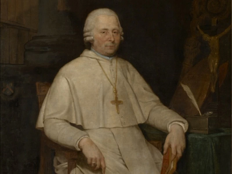 1750-Andreas Bernardus de Quertenmont - Ritratto di Gregorius Thiels, abate di Averbode